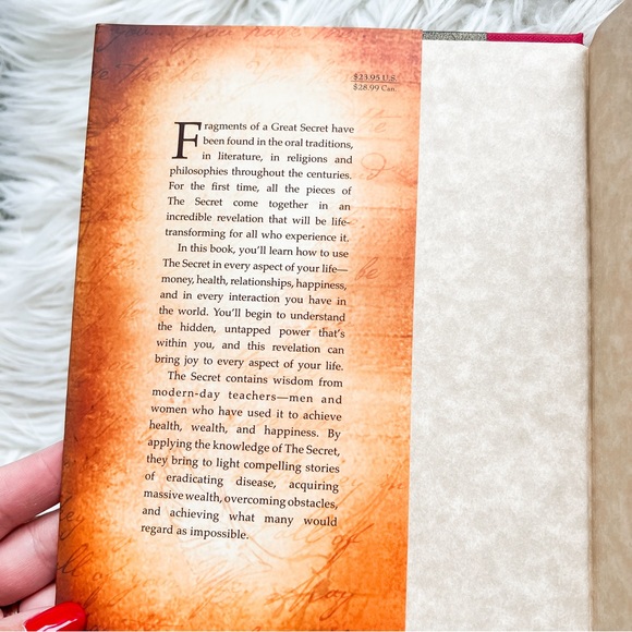 The Secret Rhonda Byrne Hardcover Self Help Law of Attraction Book - Picture 3 of 5